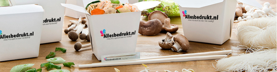 Noodle box & beker